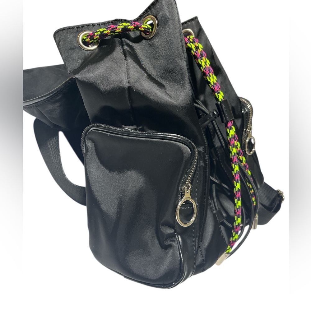 Urban Outfitters Black Backpack with Neon Accents - Picture 4 of 7